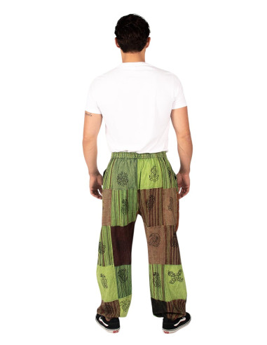 pantalon-verde-retales-artesanales-kimago