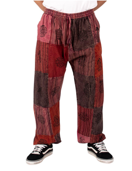Kimago unisex patchwork harem pants, assorted colors