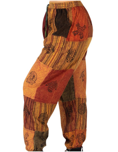 pantalon-amarillo-retales-etnicos-kimago