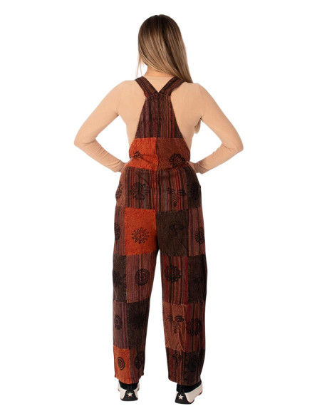Handmade patchwork unisex jumpsuit | Kimago
