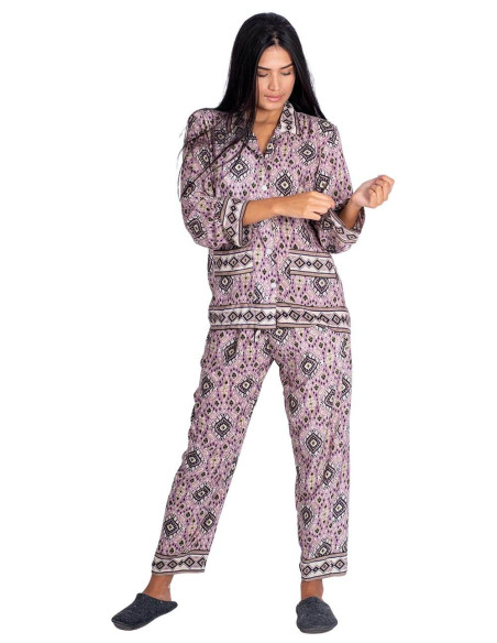 pijama-elegante-mujer-seda-kimago