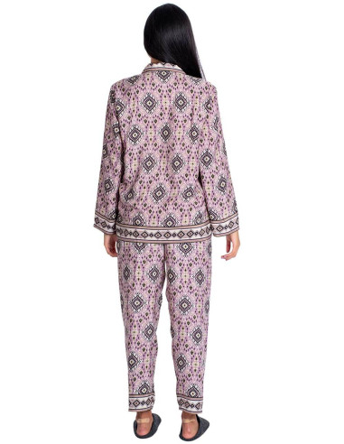 Two-piece silk pajamas with bag | Kimago