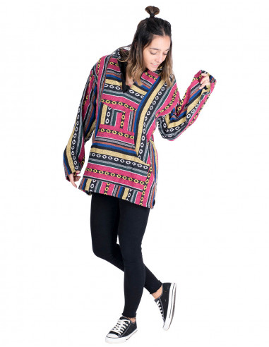 Handmade ethnic cotton unisex boho sweatshirt |...