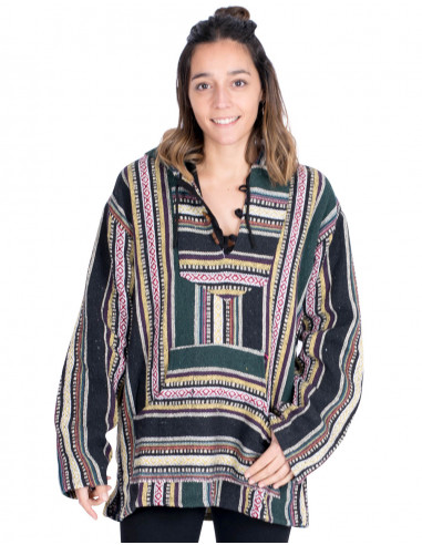 Handmade ethnic cotton unisex boho sweatshirt |...