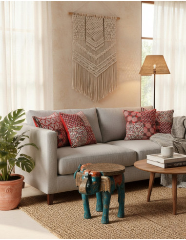 banco-madera-elefante-artesanal-india-kimago
