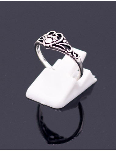 Handmade heart ring
