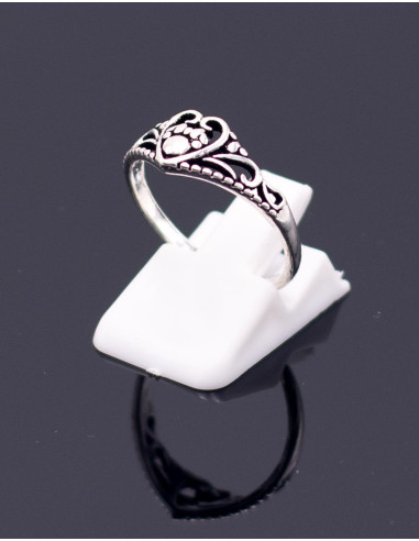 Handmade heart ring