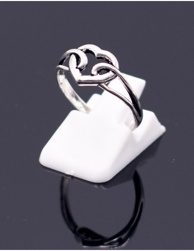 Handmade heart ring