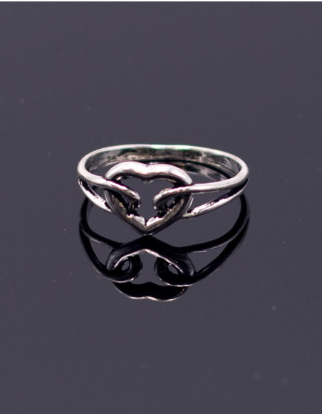 Handmade heart ring