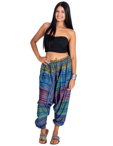 Multicolored Afghan pants