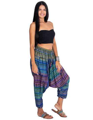 Multicolored Afghan pants