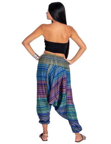 Multicolored Afghan pants