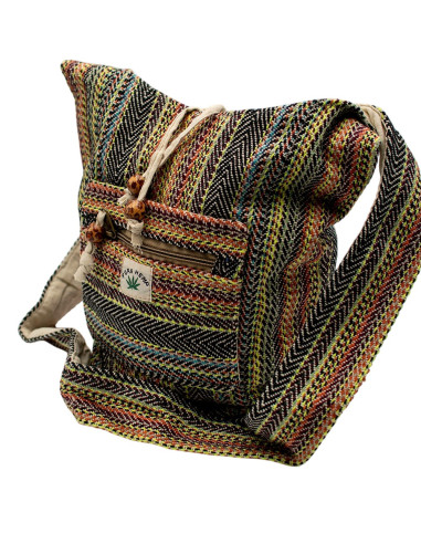 Hippie hemp shoulder bag
