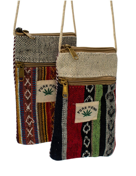 Mobile hemp shoulder bag