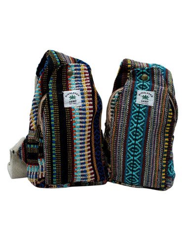 Colorful hemp backpack