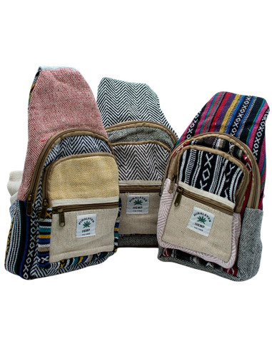 Boho hemp backpack