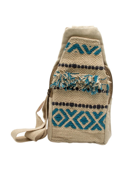 Ethnic cotton backpack