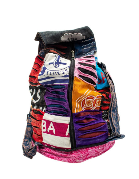 Boho patchwork backpack