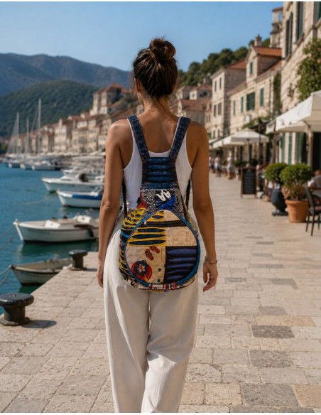 BMH0002 - Patchwork Backpack