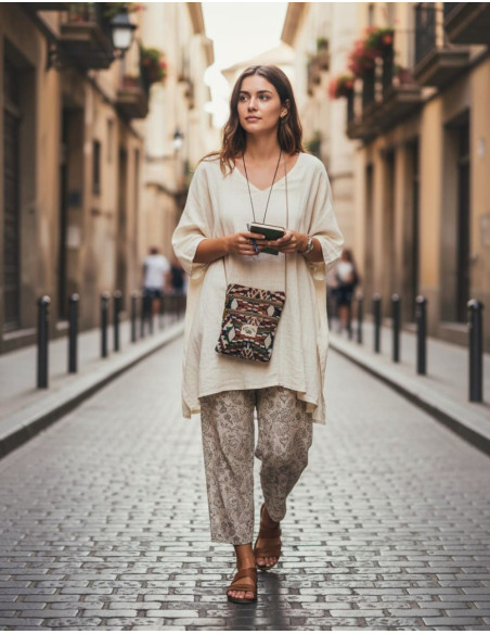 Handmade Hemp Ethnic Crossbody Bag – Wholesale Boho Accessory | Kimago
