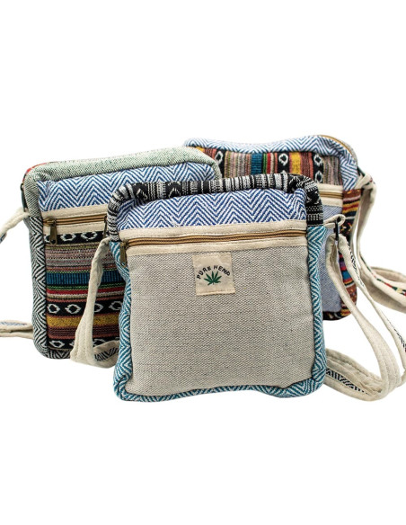 Unisex Handmade Hemp Shoulder Bag – Wholesale Boho Bag | Kimago