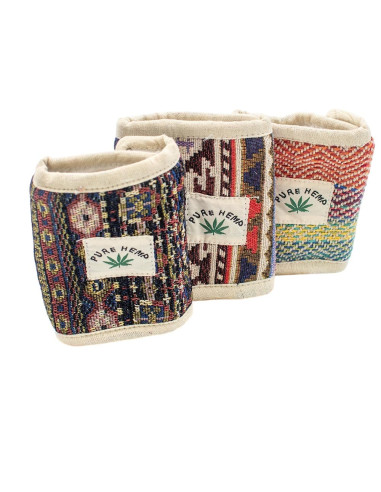 Unisex Handmade Hemp Wallet with Ethnic Prints...