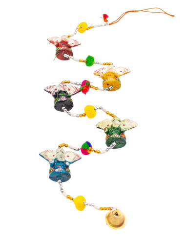Decorative Pendant of 5 Ganeshas from India |...