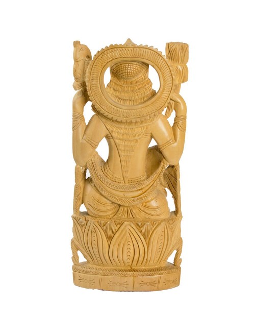 Statue-of-God-of-Money-Lakshmi-back.