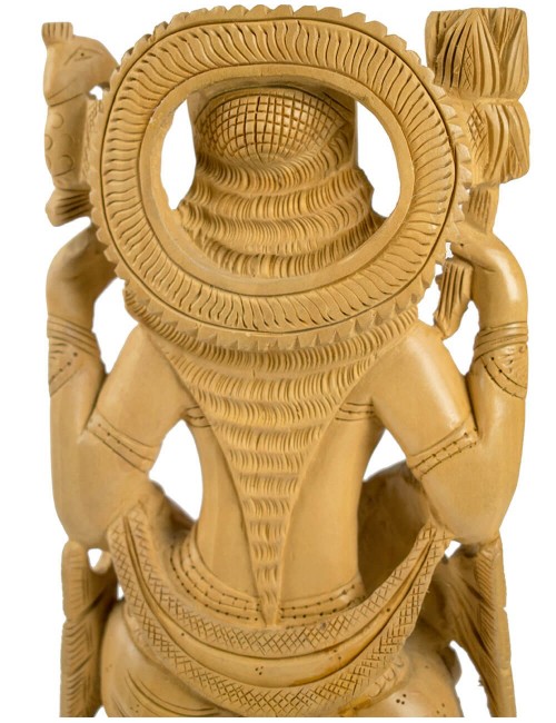 Estatua-de-dios-del-dinero-Lakshmi-detalle