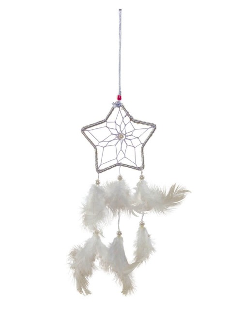Atrapa-sueños-plumas-blanco-estrella
