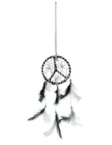 Dream-catcher-paz-white-black-feathers
